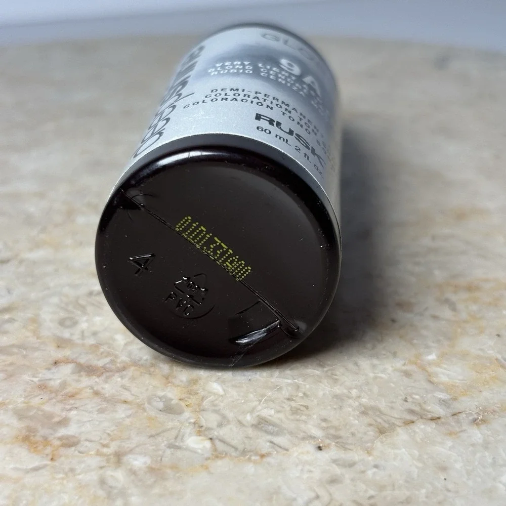 Rusk Deep Shine 9A Very Light Ash Blonde‎ Demi-Permanent Color 2 fl oz NEW!